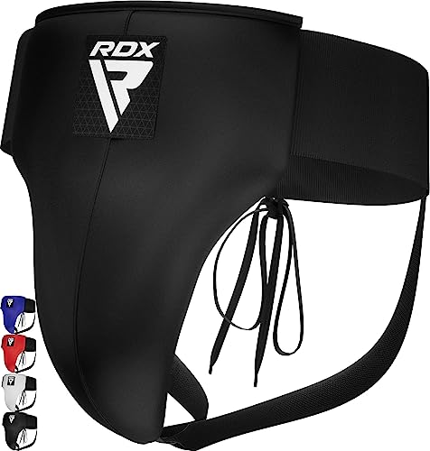 RDX Herren GGX-R1B-M MMA Tiefschutz Boxen Kampfsport Suspensorium, schwarz, M