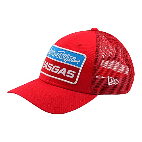 Troy Lee Designs Unisex TLD Gasgas Team Stock Curvo Snapback Cappello Baby Hut, Rosso, Taglia unica