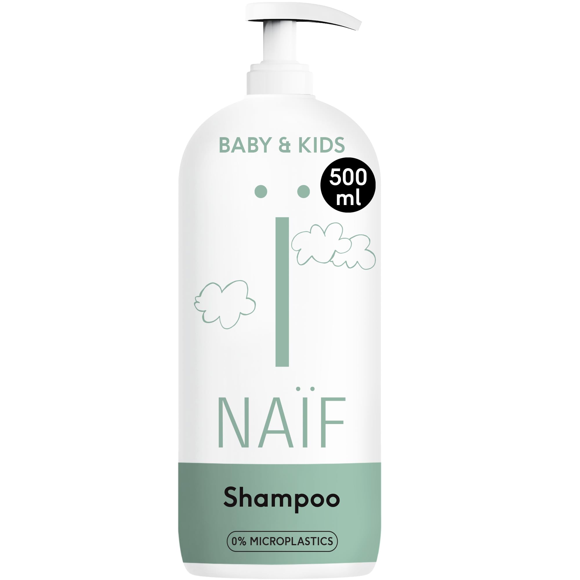 Naïf Pflegendes Shampoo für Baby & Kind 500ml