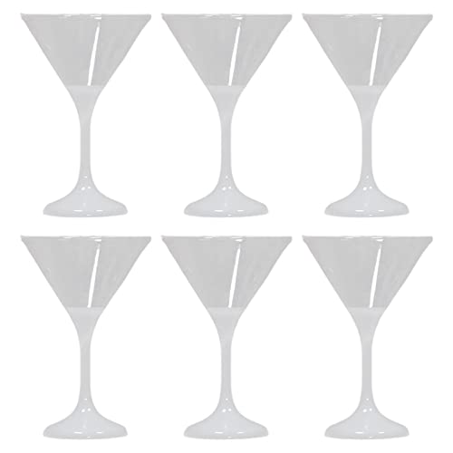 Set mit 6 leuchtenden Trinkbechern, blinkende Tassen, 210 ml, Cocktailbecher, Cocktailbecher für Hochzeit, Party