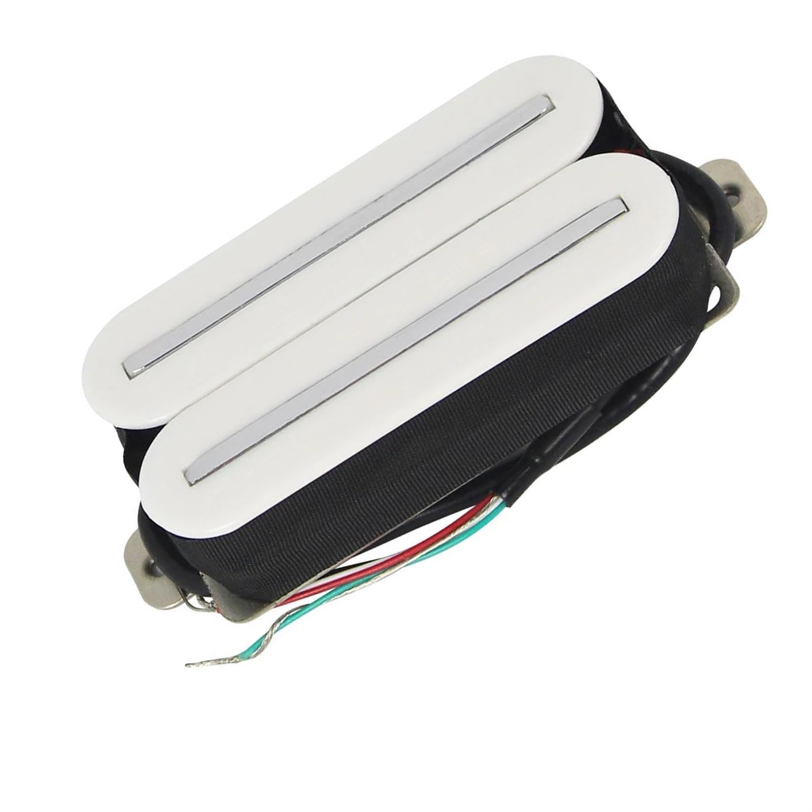 Dual Hot Rail Humbucker Pickup E-Gitarre Pickup Keramik 4-Drähte Weiß Gitarrenzubehör e gitarren tonabnehmer