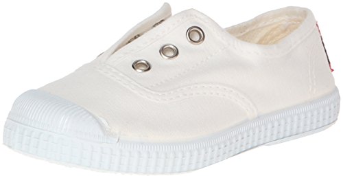 Cienta 70997 05 22/34 weiße Mädchenschuhe elastisch duftender Slip on Stoff 31