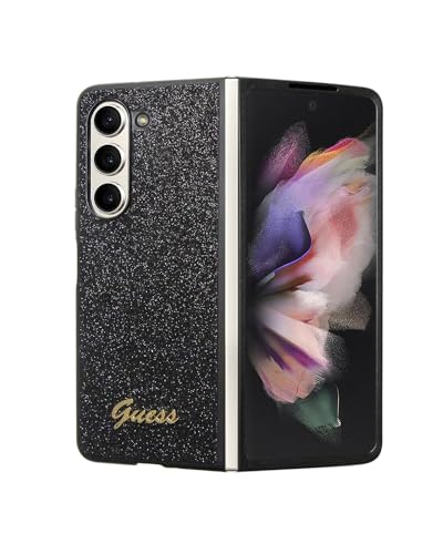 Guess Glitter Flakes Case für F946B Samsung Galaxy Z Fold5 - black (GUHCZFD5HGGSHK)