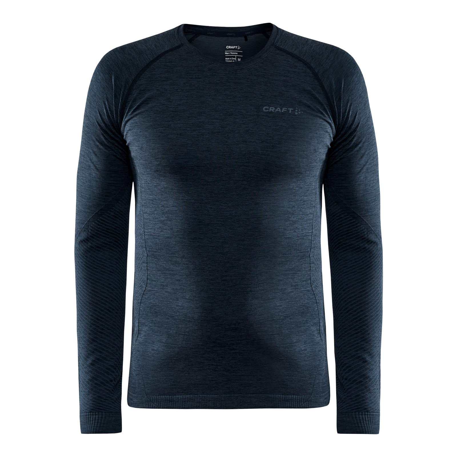 Craft CORE Dry Active Comfort LS | Funktionsshirt Herren Langarm S | Blaze | Bodymaping für verbesserte Thermoregulierung | Unterziehshirt Herren aus recycelten Materialien | Activewear für Herren