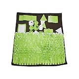 Rysmliuhan Shop Schnüffelteppich Hund Schnüffelteppich für Hunde Hund Snuffle Treat Mat Welpentraining Snuffle Mat Schnupftabakmatte Für Welpen 80-80cm