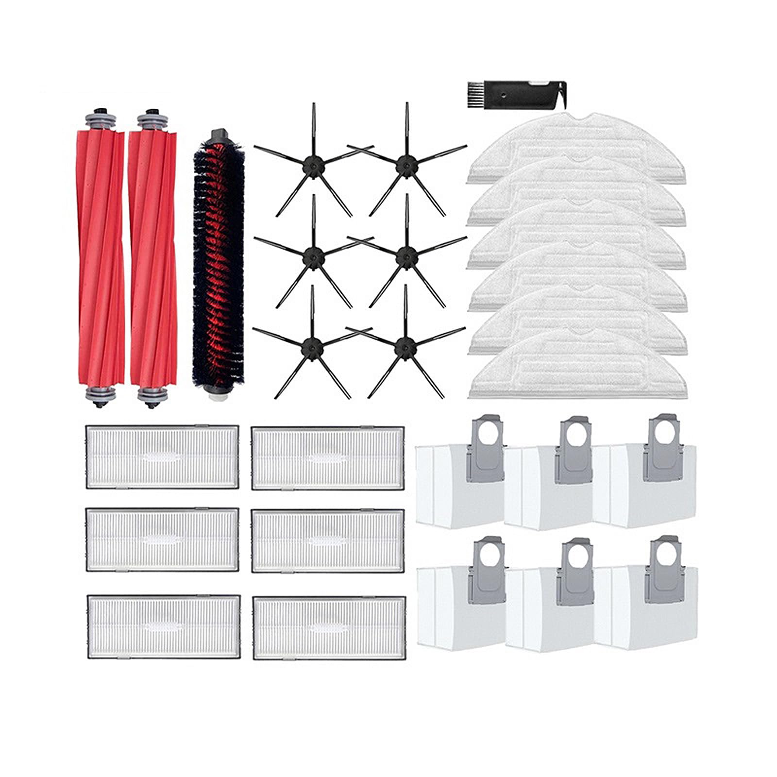 Für MaxV MaxV G10S G10S Saugroboter, Ersatzteil, Hauptseitenbürste, Hepa-Filter, Wischmopp, Staubbeutel, Haushaltsgeräte, Staubsaugerteile, Roboter-Staubzubehör, Hepa-Staub