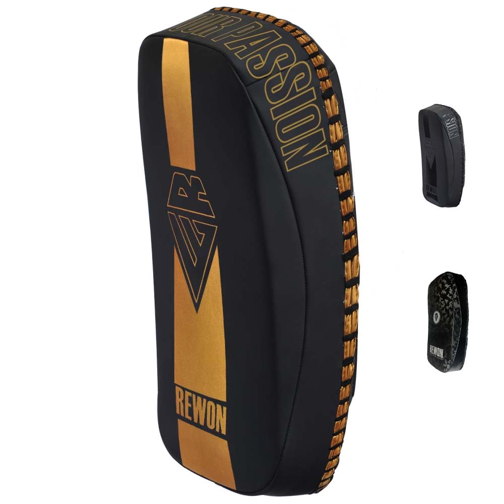 REWON Muay Thai Pad Schlagpolster Kampfsport Polster Kick Pads MMA Thai Pads Für Kickboxen Training Boxen Schlagkissen Boxpratzen Boxpads