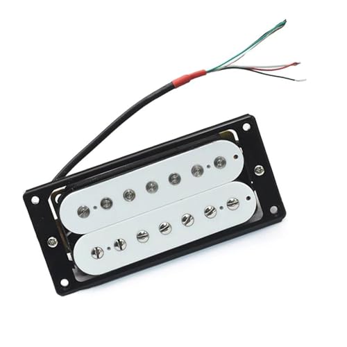 7-Saiter E-Gitarre Humbucker Dual Coil E-Gitarre Pickup Coil Splitting Pickup N8.5K/B14K Ausgang Gitarre e gitarren tonabnehmer (Color : Bridge with Frame)