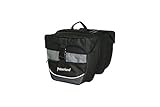 Haberland Fahrradtasche Doppeltasche Einsteiger-Serie, Schwarz-Silber, 32 x 34 x 16 cm, 12.5 Liter, 130002 15