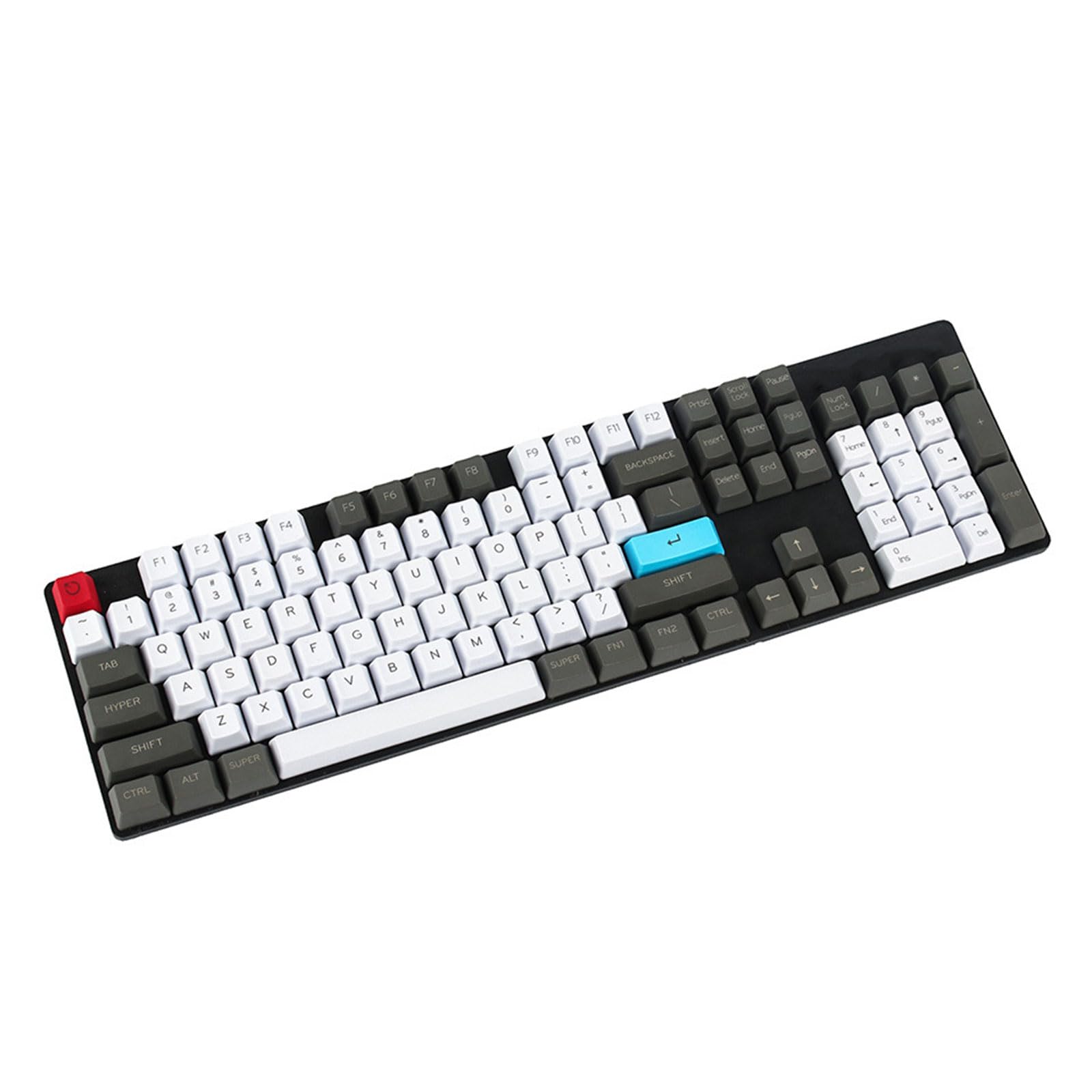 PBT-Tastenkappen-Set mit 104 Tasten, OEM-Profil für 104 Tasten, volle Größe, CherryMX-Schalter, Layout, mechanische Tastatur, DIY, OEM-Profil-Tastenkappen, Pbt