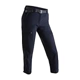 Maier Sports Lulaka 7/8, Damen Wanderhose, Wasserabweisende 7/8-Outdoorhose für Trekking und Hiking, PFC-frei, mSTRETCH pro 4 & Dryprotec, Blau, 50 (W42/43/L32)