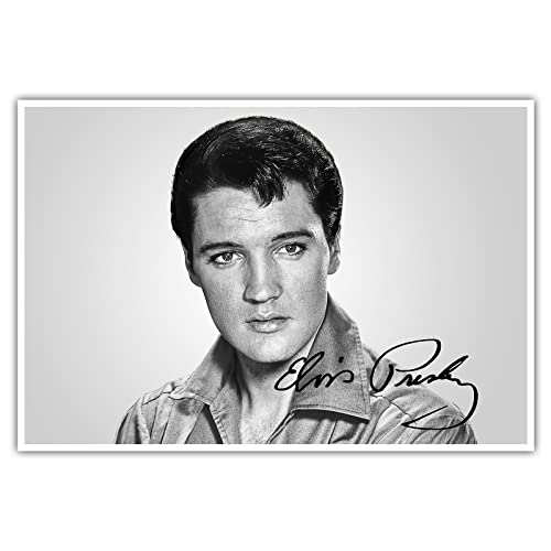 Elvis Presley - Poster ohne Rahmen - Film Musik Sänger Bild Wandbild Kunst Druck Bilder Wand Deko Wandposter Modern XXL Wohnzimmer (120 x 80 cm, Poster)