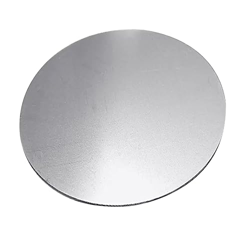 WOFDALY Aluminiumblech, rund, vielseitig einsetzbar, robust und langlebig, Aluminiumplatte, dünnes Metall für Industrieschweißkonstruktionen, Dicke: 10 mm,10 * 300mm (1 Piece)