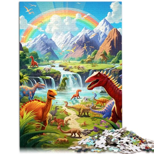 Puzzles Geschenke Spielzeug Dinosaurierwelt 1000-Teile-Puzzle für Erwachsene Holzpuzzle Familienspiel Stressabbau Schwieriges Herausforderungspuzzle 1000 Teile (50x75cm)