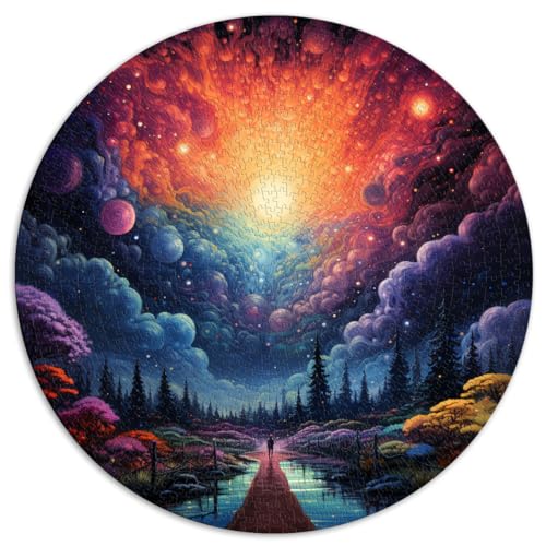 Puzzle Jigsaw Puzzle The Road to Universe 1000 Adult Pieces Jigsaw Puzzle 26.5x26.5 Zoll Game Toys ganze Familie und dieses