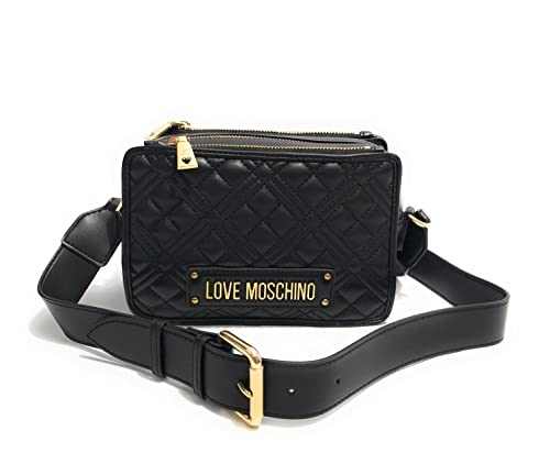 Love Moschino Damen Jc4254pp0gla000 Schultertasche, Schwarz