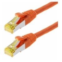 Helos - Patchkabel - RJ-45 (M) - RJ-45 (M) - 1 m - SFTP-Kabel (PIMF) - CAT 6a - Orange