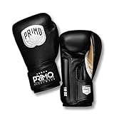 Primo Emblem 2.0 Boxhandschuhe - Leder (Schwarz, 14 oz)