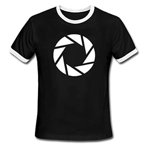 Portal 2 T-Shirt Aperture Symbol Size XL