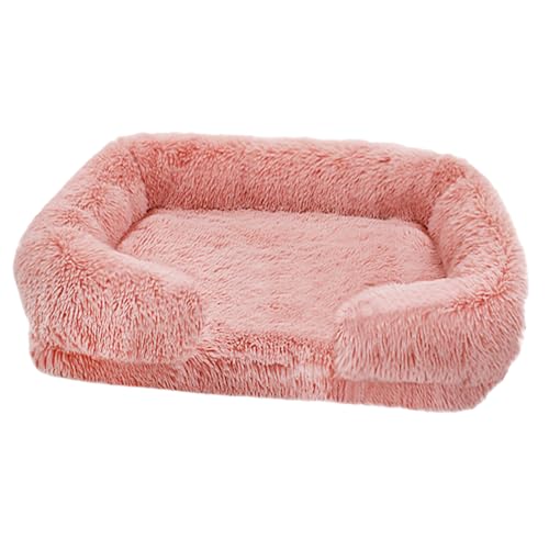 Große Hundebetten, Eier-Baumwoll-Haustiermatratze, Plüsch-Haustier-Hundesofabett mit waschbarem Bezug, orthopädische Couch, Haustierbett, Winter, warmes Katzenbett, Kuschelbett weich, Donut-Hundebett,