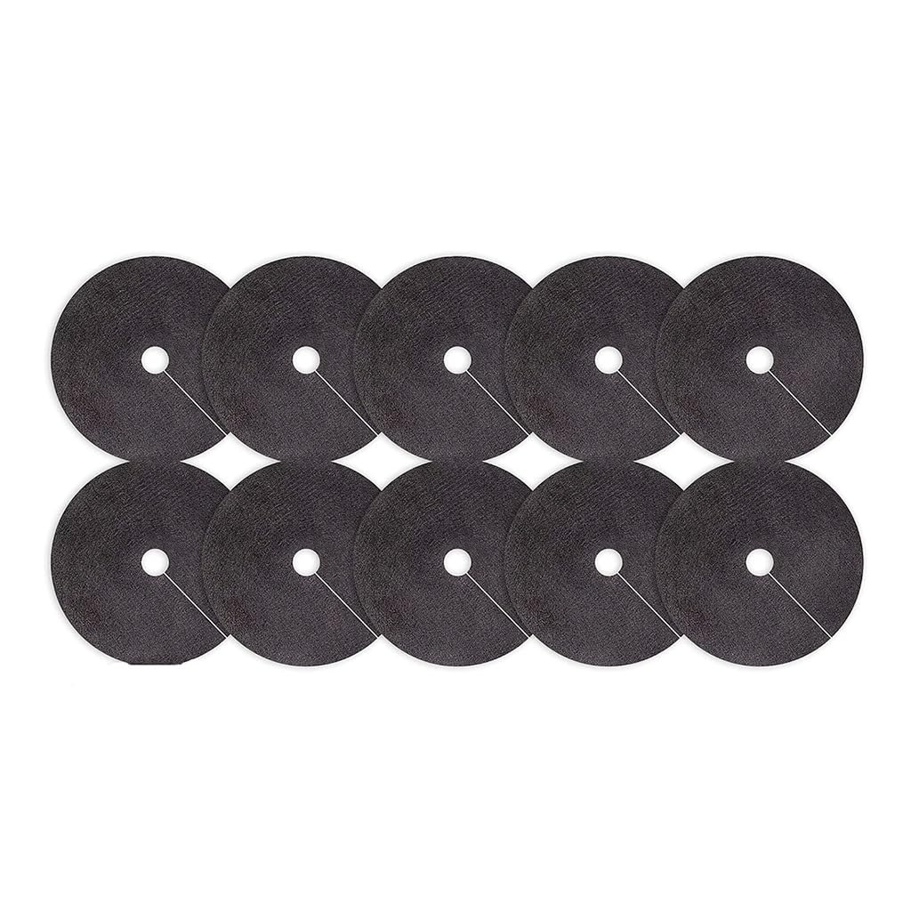 BFVAKBKYT Nicht gewebter Baum Mulch Ring Baumschutz, 10pcs Ring Reusable Mat Degradable Mulch Films，for Plant Root Protection Mats Accessories(27CMX27CMX4CM)