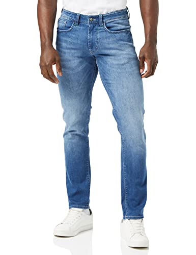 Hattric Herren Hattric Hose Straight Jeans, Blau (Blau 42), 38W / 30L EU