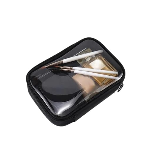 Transparente Kosmetiktasche for Damen, Make-up-Kosmetiktasche, Reise-Reißverschluss, durchsichtig, Make-up, Beauty-Wash-Organizer, Bad-Kulturbeutel-Set Kosmetiktasche Set(S)