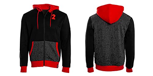 Dying Light 2 Zipper Hoodie "Murals" Black/Red Size M