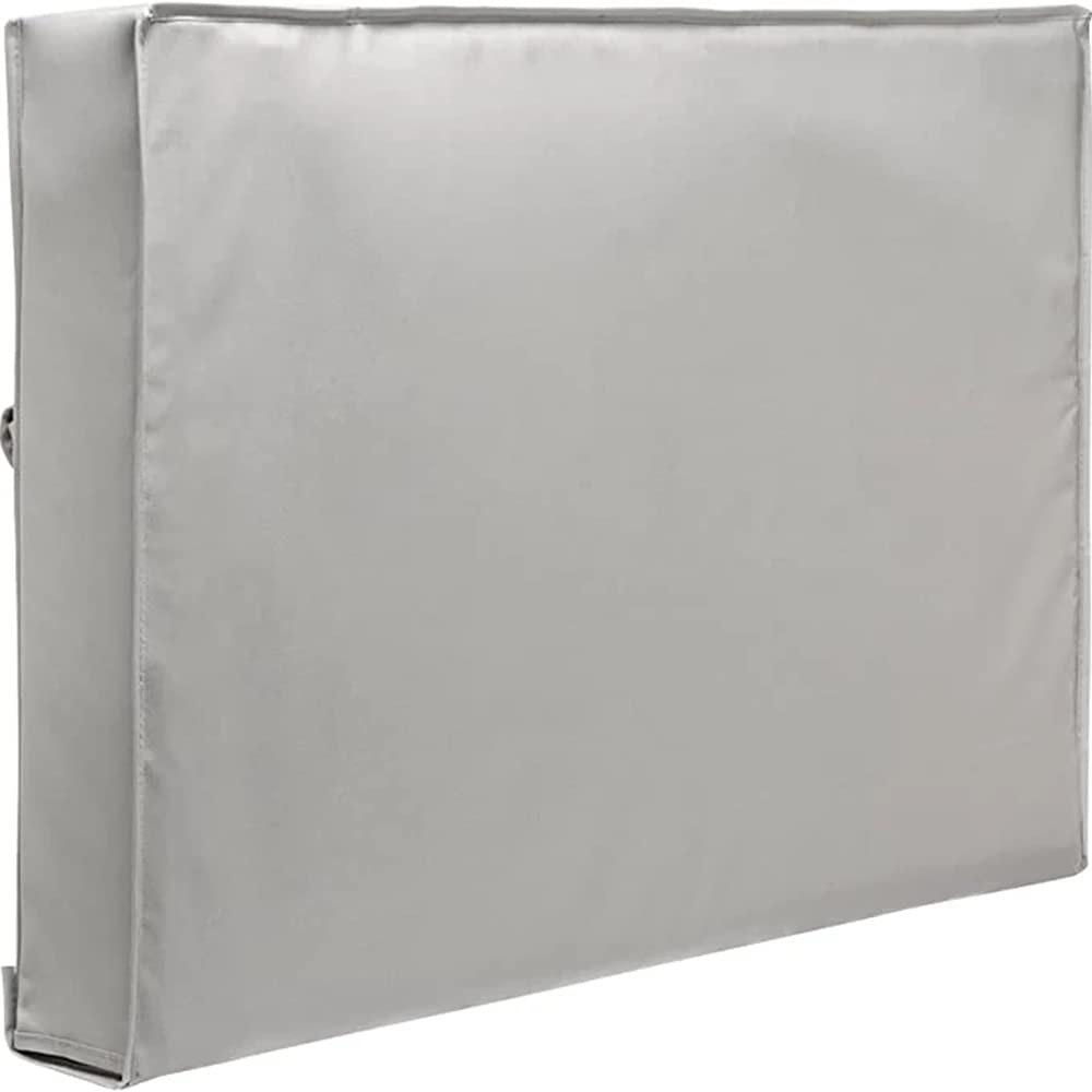 Crepundia Outdoor Tv Cover TV-Abdeckungs-TV-Abdeckungs-Bildschirm-staubdichter wasserdichter Abdeckungs-Set-Abdeckung Oxford schwarz Fernsehhülle TV 22 '' bis 70 'Zoll(for 36 38inch TV)