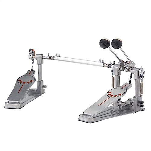 Schlagzeug Tritt Auf Den Hammer. Bassdrum-Pedal Tritt Auf Den Hammer Bass drum-Pedal für Anfänger (Color : Double)