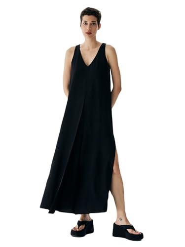 LTB Jeans Damen Ketaya Sommerkleid, Black 200, X-Large