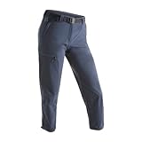 Maier Sports Lulaka 7/8, Damen Wanderhose, Wasserabweisende 7/8-Outdoorhose für Trekking und Hiking, PFC-frei, mSTRETCH pro 4 & Dryprotec, Grau, 34 (W26/L31)