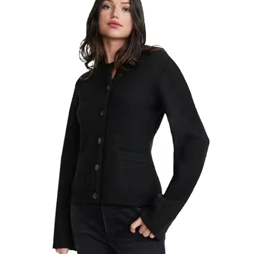 Bubei Strickjacke für Damen - Strickjacke mit dünnen Glockenärmeln - Langärmliger, Leichter Mantel, Pullovermantel, Oberbekleidungsmäntel für Damen im Alltag