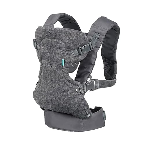 ZEHNHASE Babytrage Neugeborene bis Kleinkinder, Babytrage Hipseat 0-36 Monate, Grau