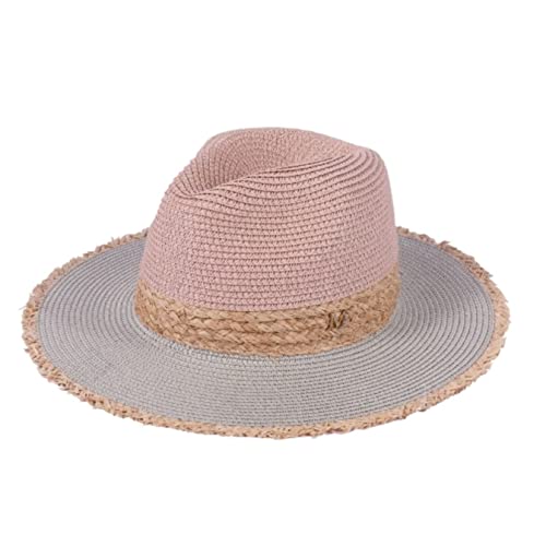 YIHANSS Sonnenhut Strandhut Sommer Cowboymütze Freizeithüte für Unisex Strand Strohhut für Reisen Strohhut Hüte