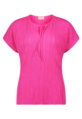 Cartoon Damen Casual-Shirt mit V-Ausschnitt Pink,40