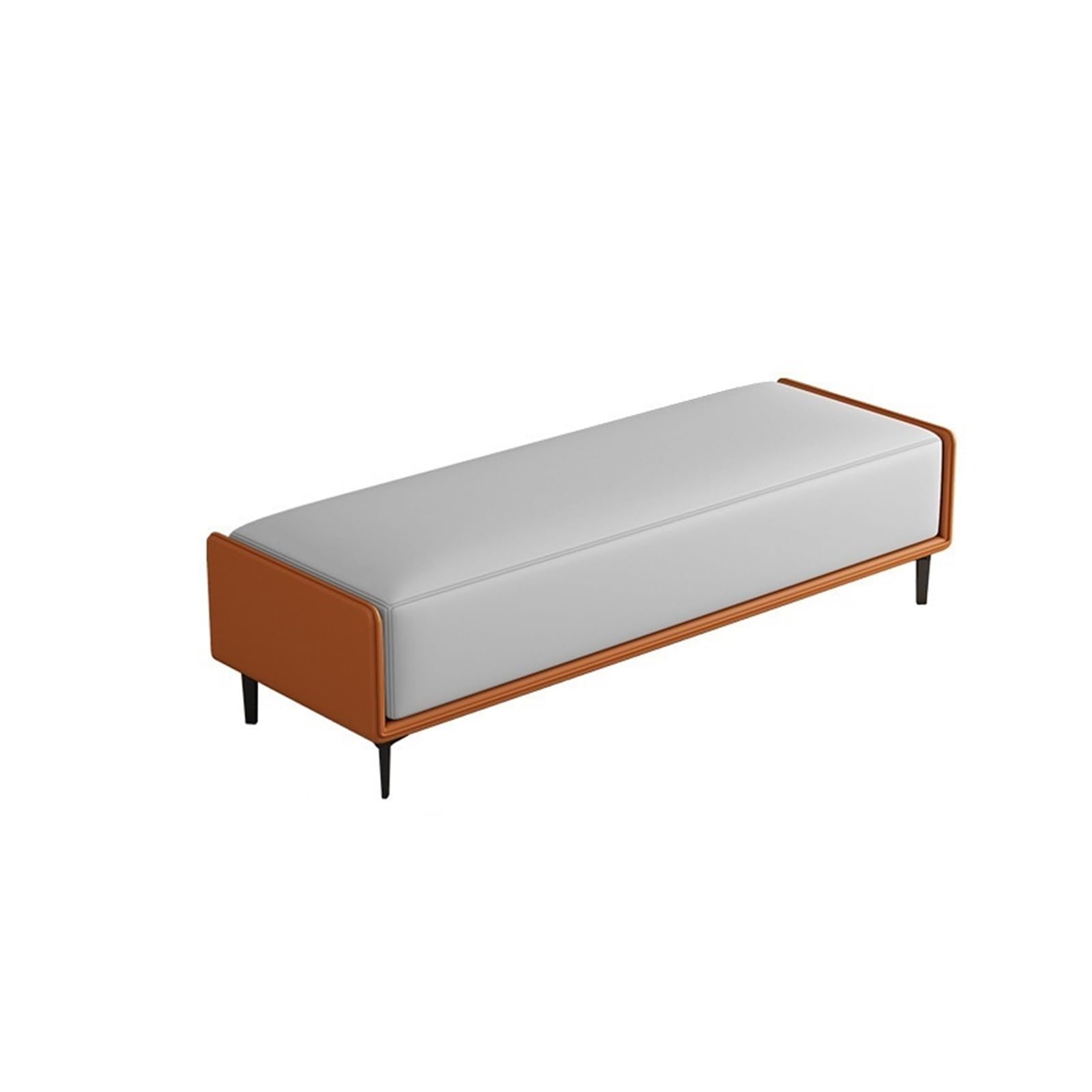 Sitzbank für Schlafzimmer Gepolsterte Eingangsbank, Schlafzimmerhocker aus Stoff, Bank, Nachttischhocker, Esszimmerhocker, for Wohnzimmer, Esszimmer und Schlafzimmer Bettbank(02,175*40*42cm)