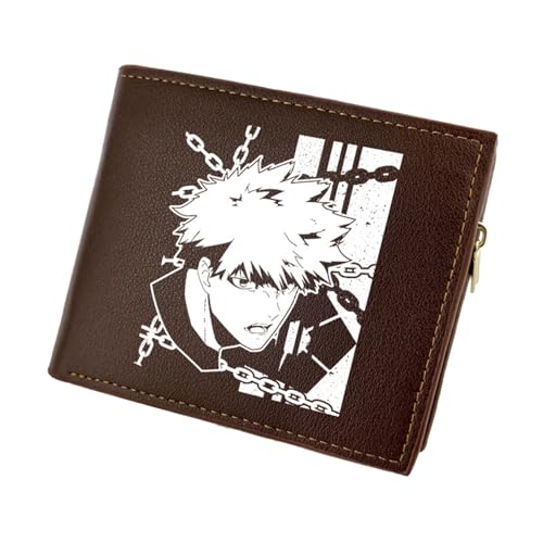 Blue Lo-ck Geldbeutel Anime Mittelgroß, Cartoon-Münztasche Geldbeutel Klein, PU Leder Geldbörse Kreditkartenhalter, für Anime-Fan-Geschenke Jungen und Mädchen(Color:Multicolor 2)