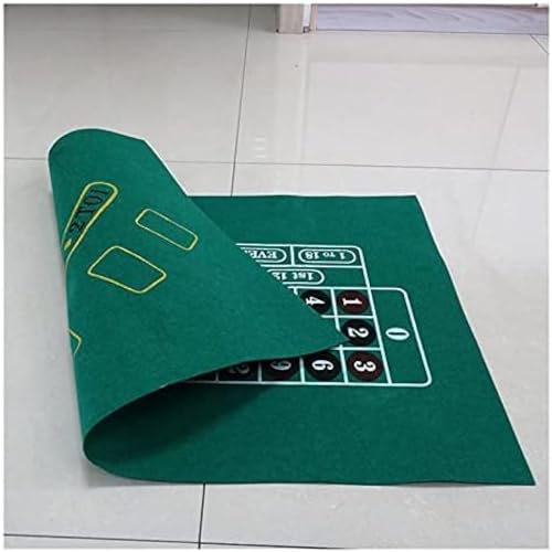 Poker-Kartenspiel-Tischplatte, Poker-Tischdecke, 1 Stück, Spielmatte, Tuch, Vliesstoffe, Pokertisch-Layout, Texas Sic-BO Roulette S, Blackjack, 1