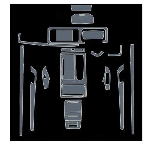 Für GAC Für Trumpchi M8 2021-2022 2023 Auto Innen Klavier Bord Schutz Film TPU Transparent Selbst-klebe Farbe anti Scratch