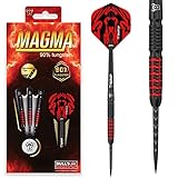 Bull's Magma Dart, Schwarz/Rot, 21 g