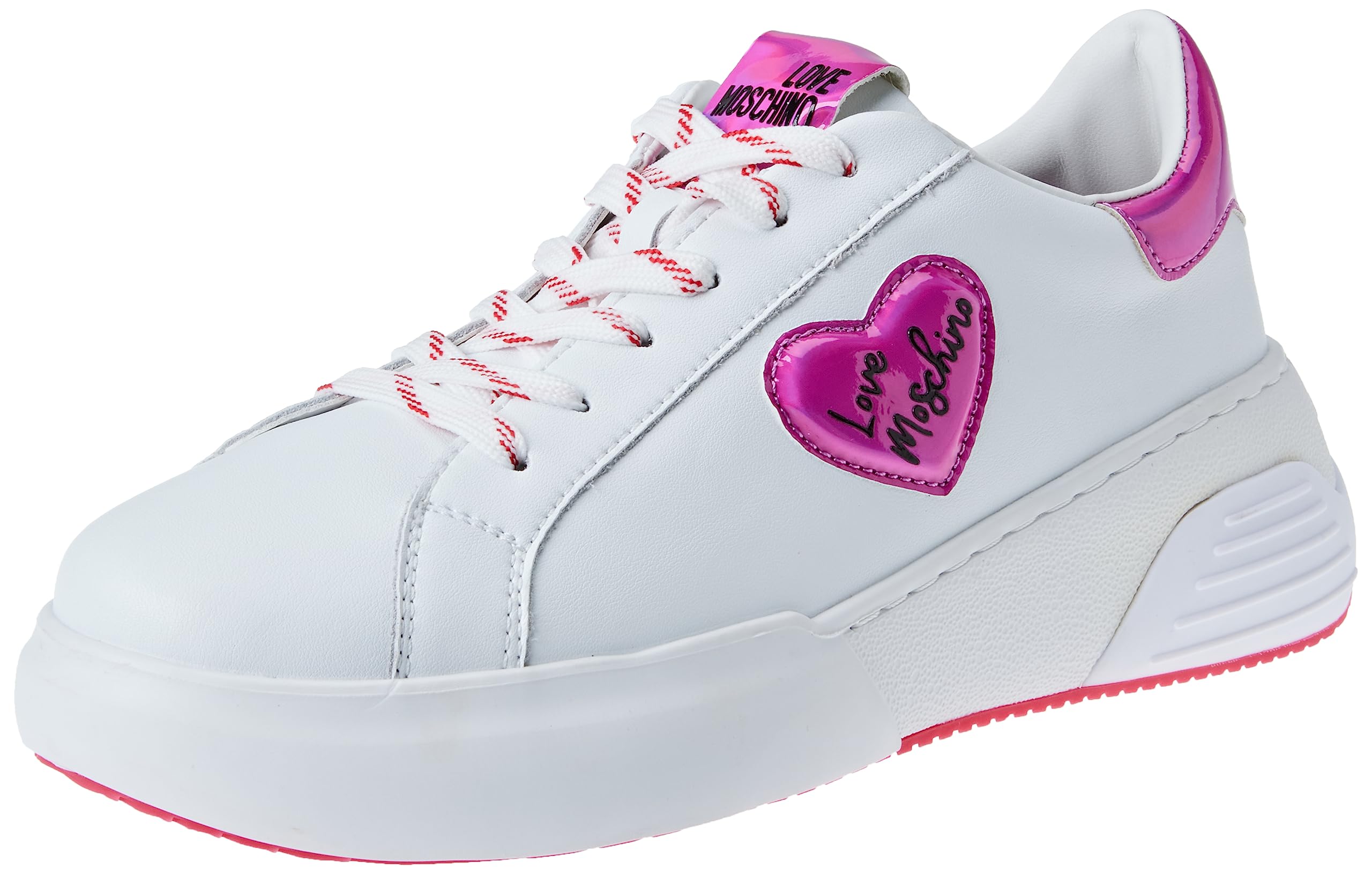 Love Moschino Damen Sneaker, Weiß, 35 EU