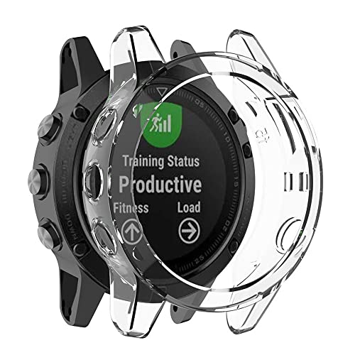 OPKDE Schutzhülle für Garmin Fenix 7 7S 7X Schutzhülle Smart Watch TPU Bumper für Fenix 7 7S 7X Schutzhülle Rahmen Shell Sleeve, For Fenix 6X 6X Pro, Achat