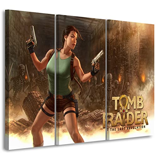 Leinwandbild Tomb Raider, Action Videospiel, Klein bis XXL, Inneneinrichtung - Wohnzimmer - Wohnung, Dekoration