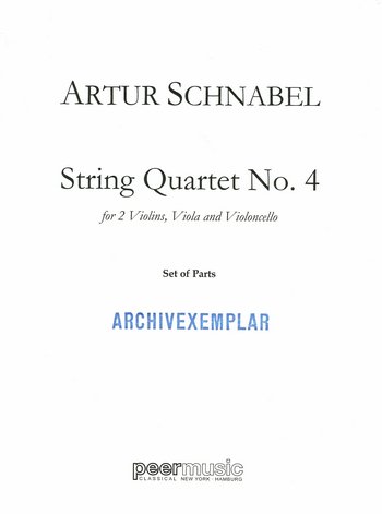 STRING QUARTET NO. 4 (Stimmen)