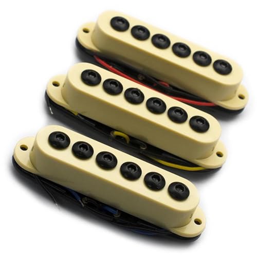 1 Set Single Coil E-gitarre Pickup Für Gitarre Ceremic Magnet Pickup Hals/Mitte/Brücke Pickup Gitarre Zubehör e gitarren tonabnehmer