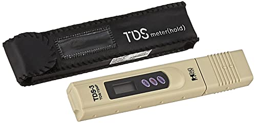 HM Digital TDS-3 Handheld TDS Meter mit Tragetasche, 0-9990 ppm TDS Messbereich, 1 ppm Auflösung, 2% Ablesegenauigkeit