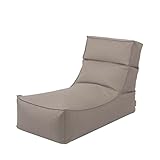 Blomus Outdoor Lounger Stay | Relaxliege Wasserabweisend | Farbe Earth | 120L x 60B x 40H cm | Sitzsack Schnelltrocknend | Liege wetterfestes Textil