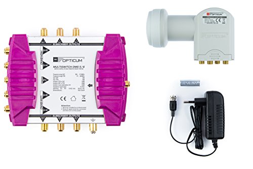 Opticum OMS 5/6 Multischalter (Quattro LNB, max: 6 Teilnehmer)