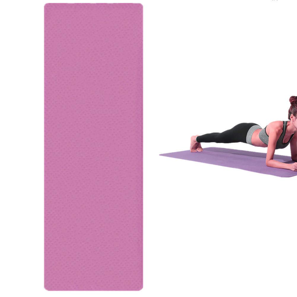 Yoga Matte Jogamatte Trainingsmatten für Heimgymnastik dick Yoga Mat Dick Trainingsmatten für das Heim-Fitnessstudio Trainingsmat pink,ordinary